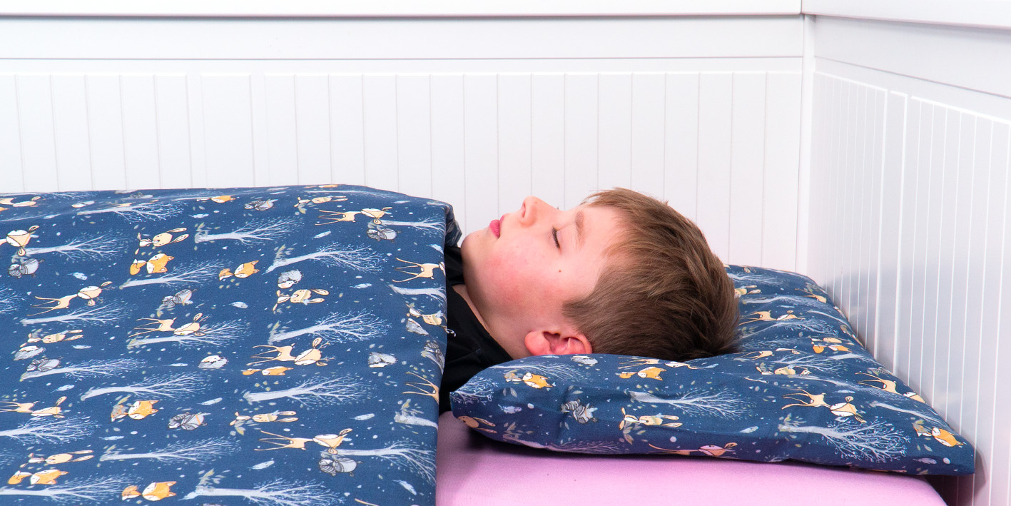 Pościel 100x160 cm 100% bawełna las granat